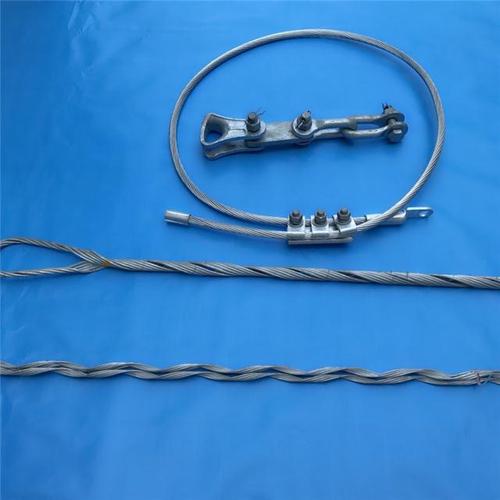 光缆固定耐张金具串 预绞丝耐张线夹 架空线路用光缆耐张金具线夹
